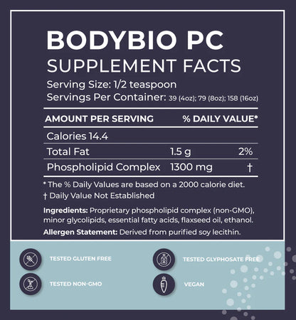 BodyBio PC Liquid (8oz)