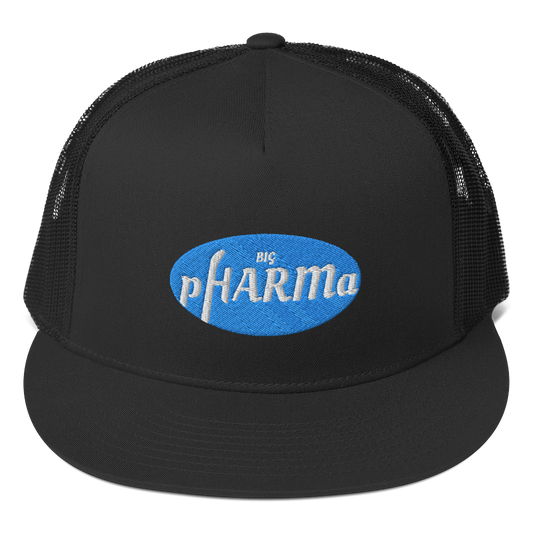 Big pHARMa Flat Bill Trucker Hat