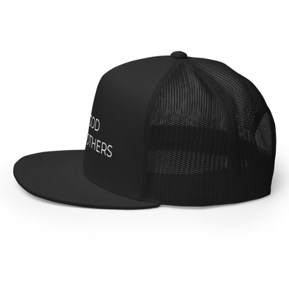 Love God & Others Flat Bill Trucker Hat