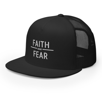 Faith / Fear Flat Bill Trucker Hat