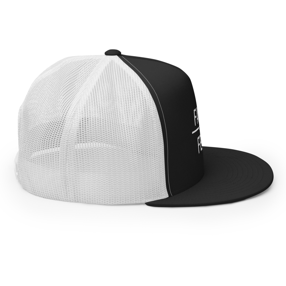 Faith / Fear Flat Bill Trucker Hat