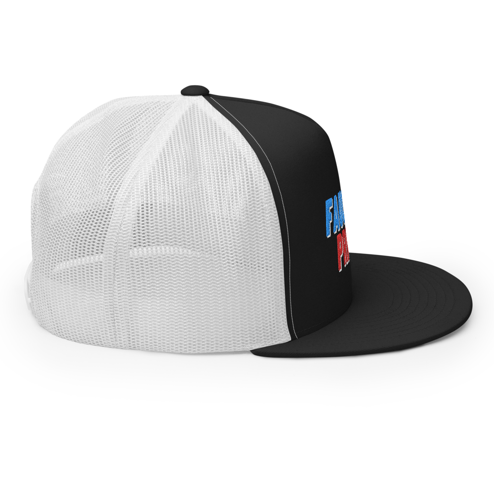 Fauci For Prison Flat Bill Trucker Hat