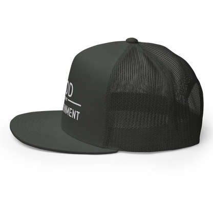 God / Government Flat Bill Trucker Hat