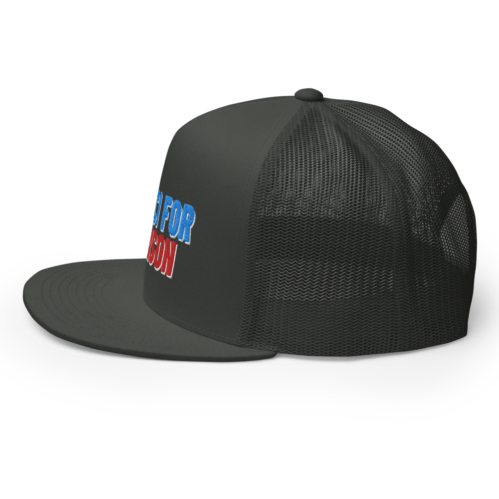 Fauci For Prison Flat Bill Trucker Hat