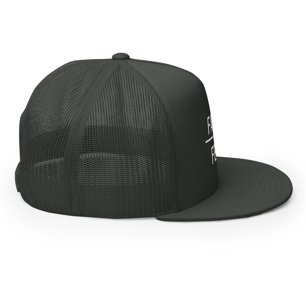 Faith / Fear Flat Bill Trucker Hat