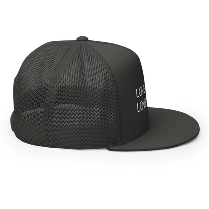 Love God & Others Flat Bill Trucker Hat