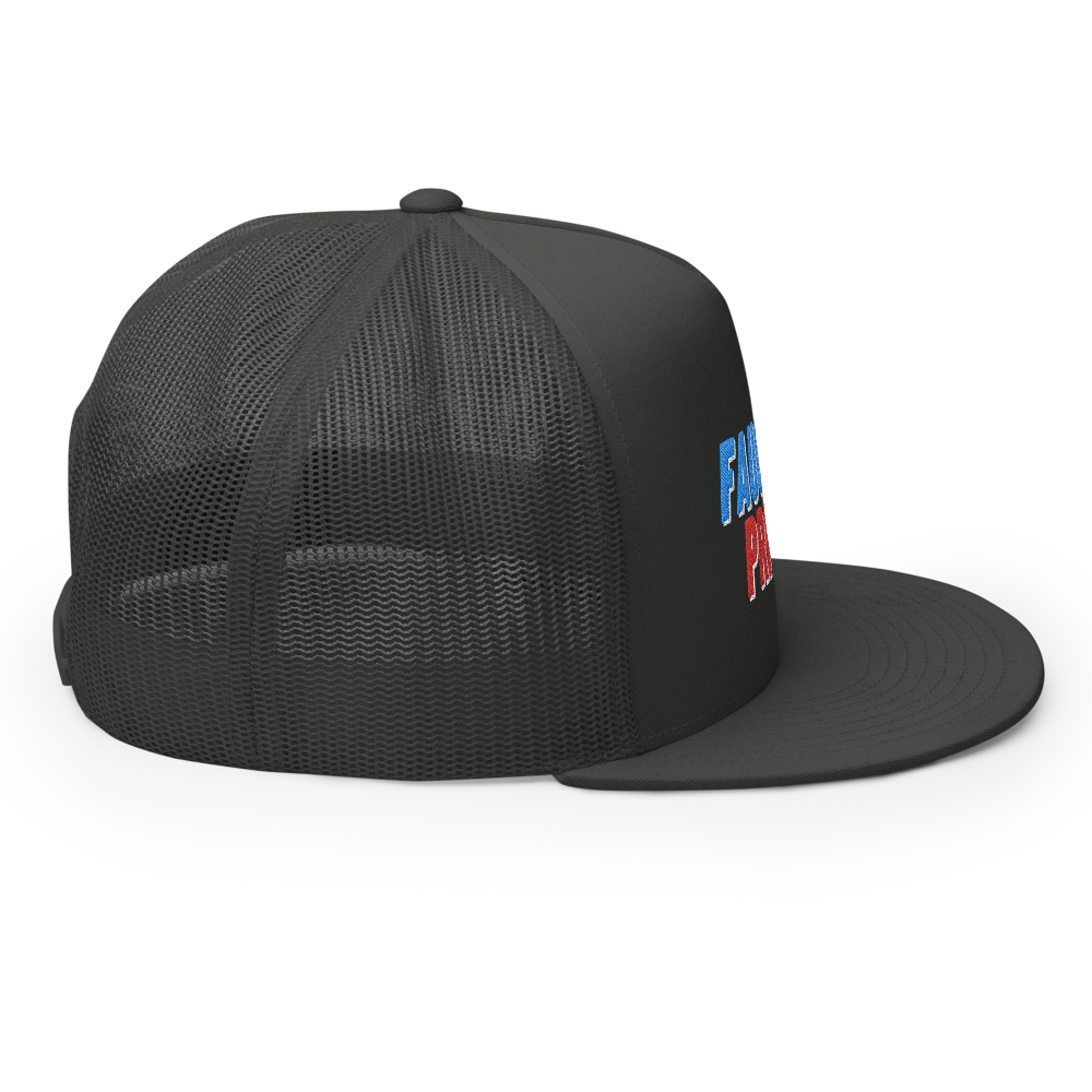 Fauci For Prison Flat Bill Trucker Hat