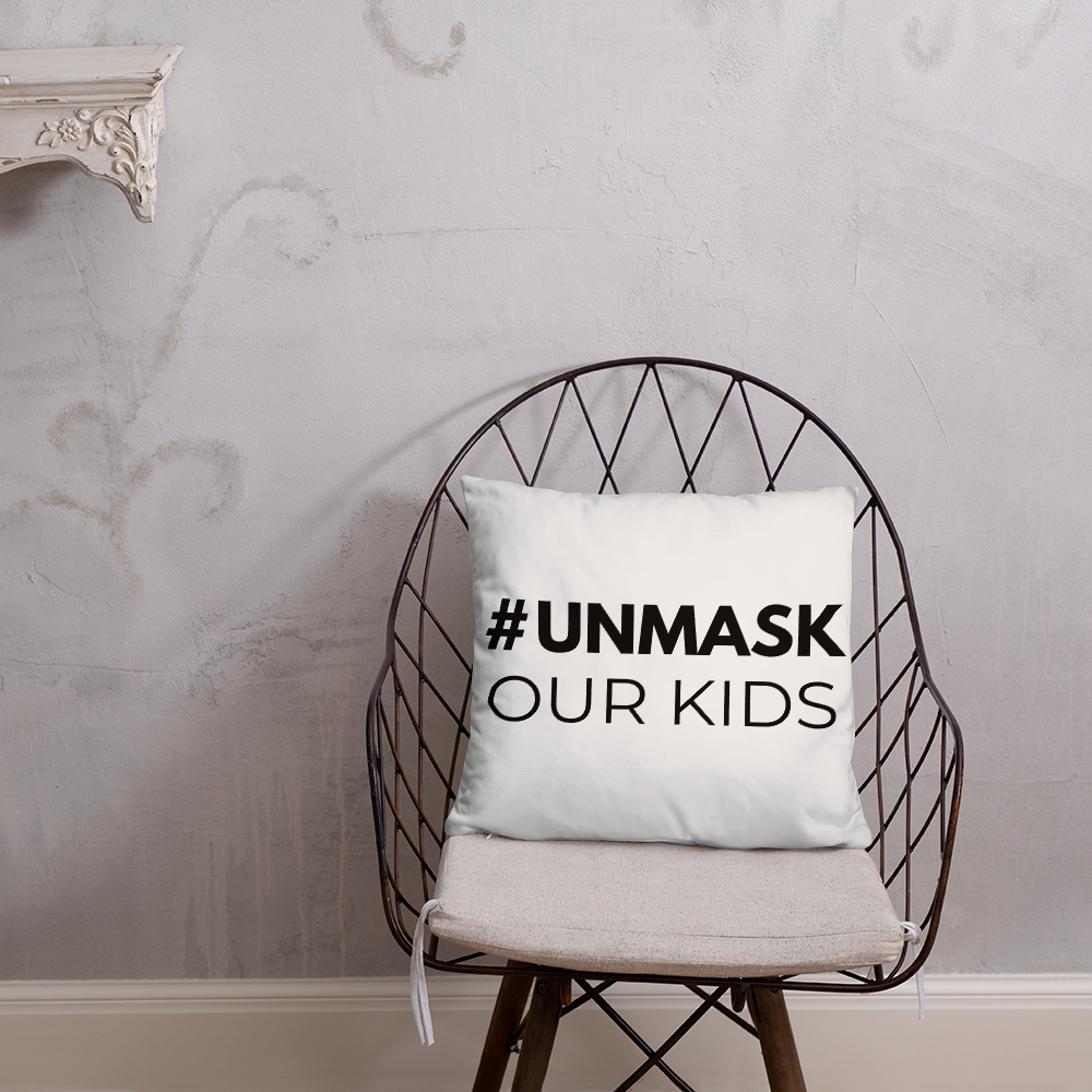 #UNMASK Throw Pillow