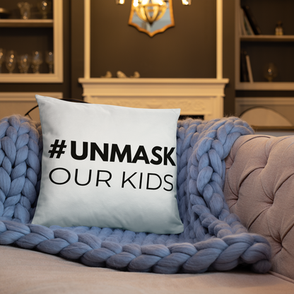 #UNMASK Throw Pillow