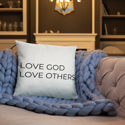 Love God & Others Throw Pillow