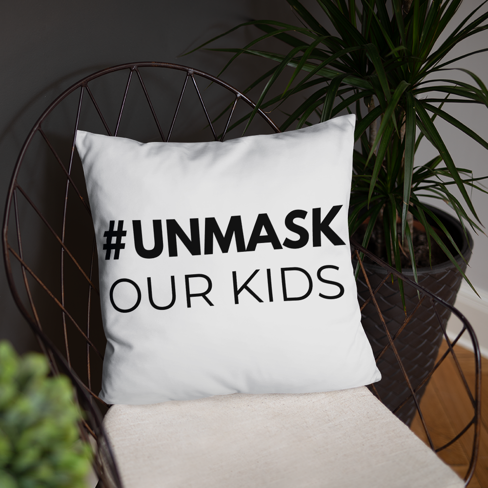 #UNMASK Throw Pillow