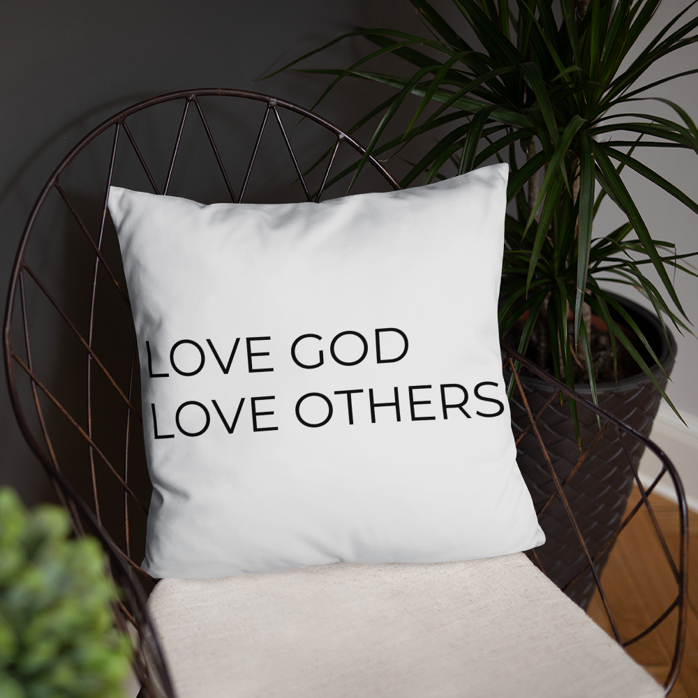 Love God & Others Throw Pillow