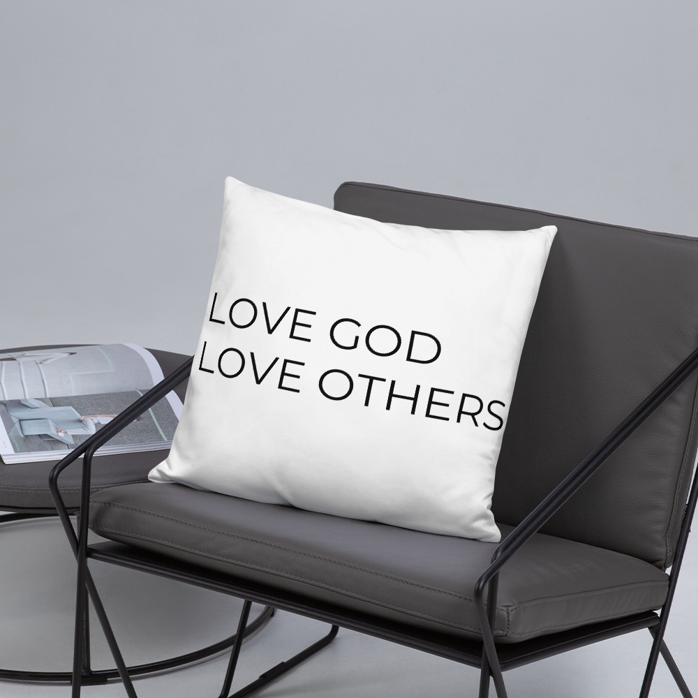 Love God & Others Throw Pillow