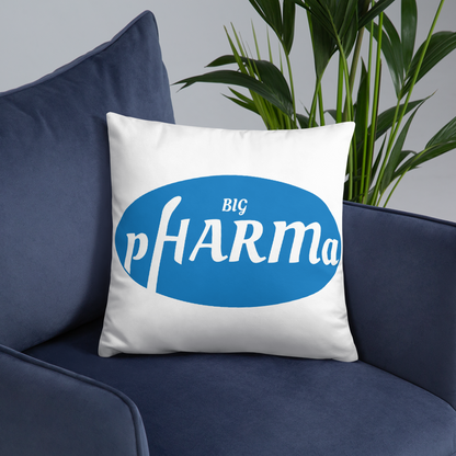 Big pHARMa Throw Pillow