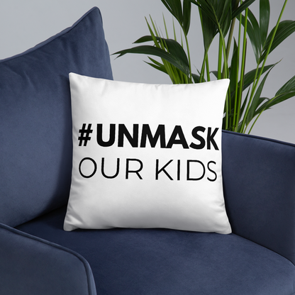 #UNMASK Throw Pillow