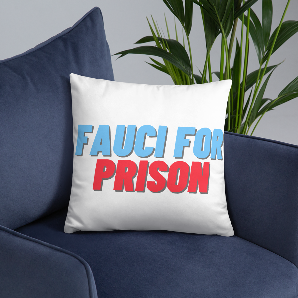 Fauci For Prison Throw Pillow