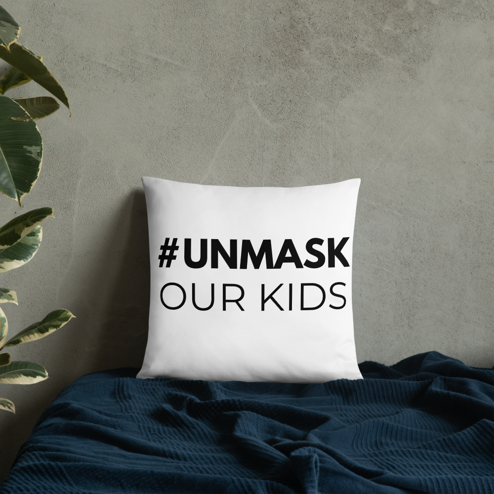 #UNMASK Throw Pillow