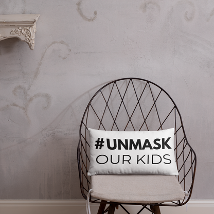 #UNMASK Throw Pillow