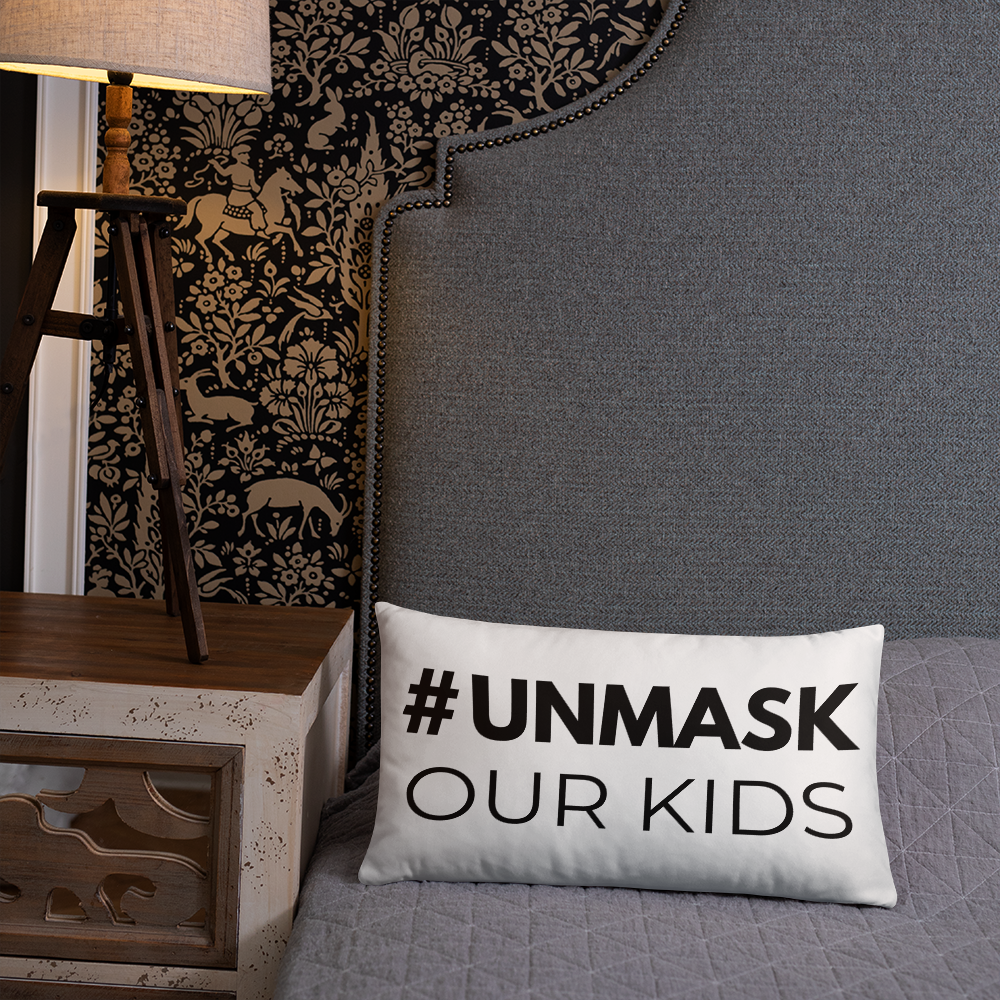 #UNMASK Throw Pillow