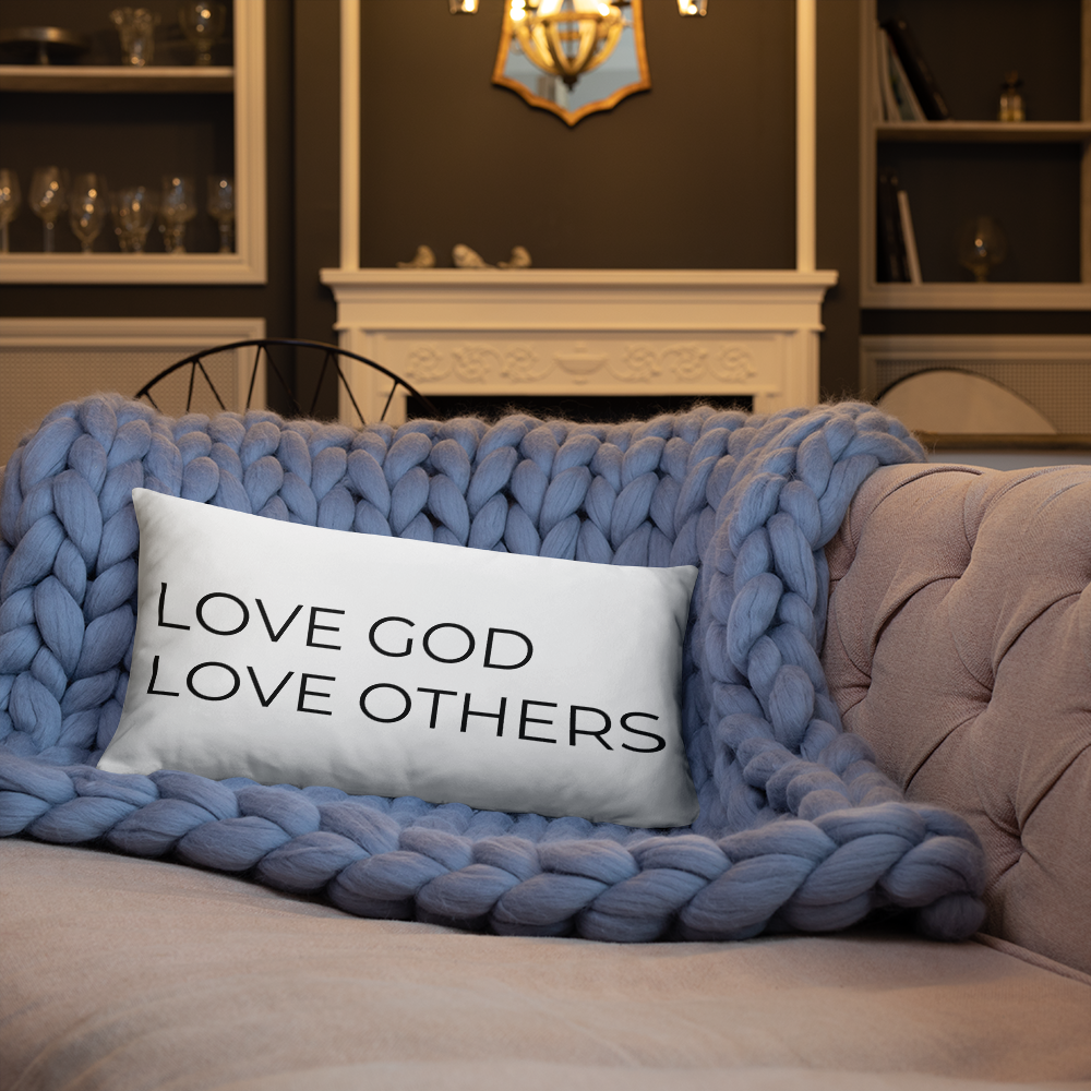 Love God & Others Throw Pillow