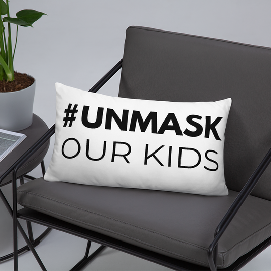 #UNMASK Throw Pillow