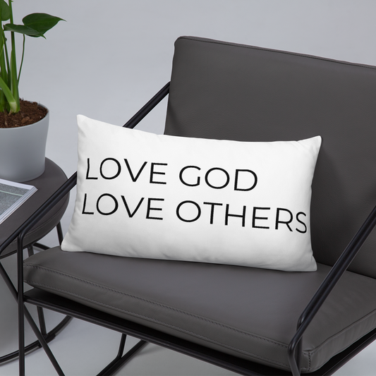 Love God & Others Throw Pillow