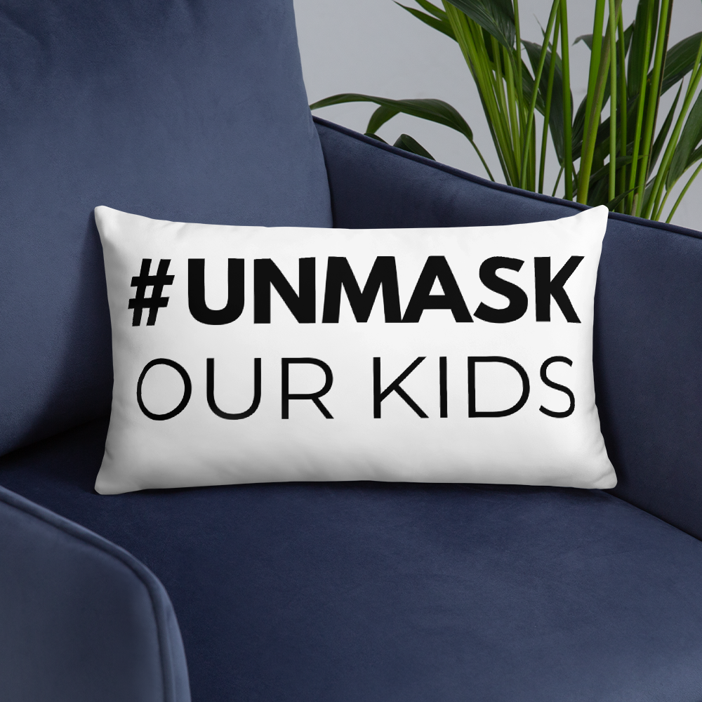 #UNMASK Throw Pillow