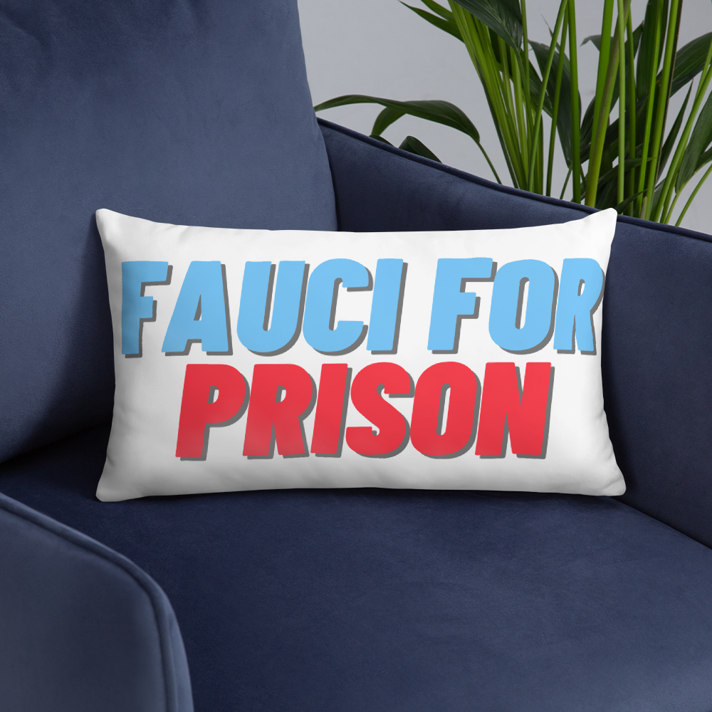 Fauci For Prison Throw Pillow