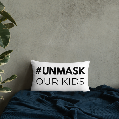 #UNMASK Throw Pillow