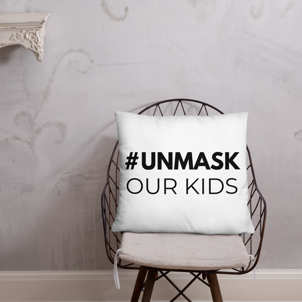 #UNMASK Throw Pillow