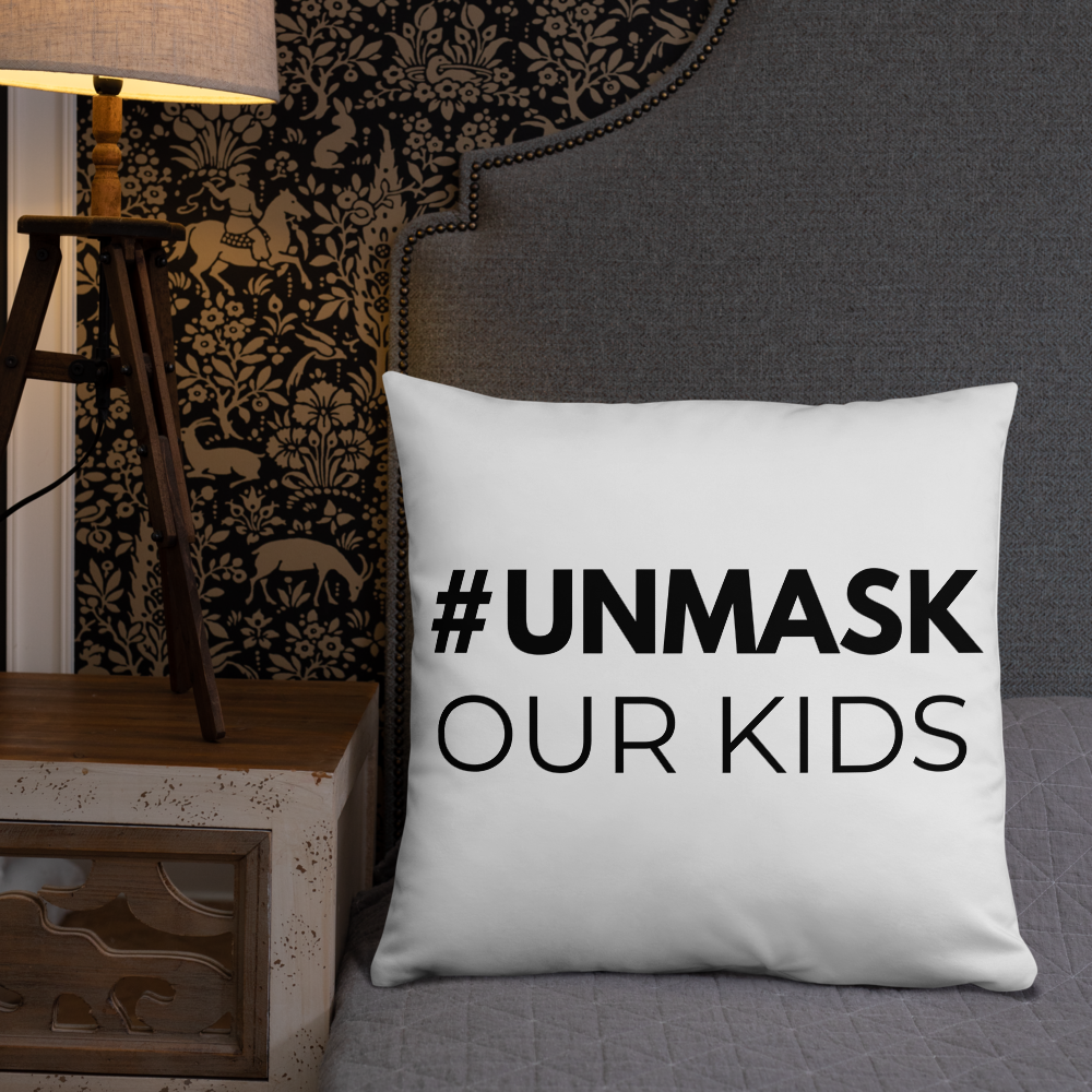 #UNMASK Throw Pillow