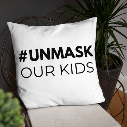 #UNMASK Throw Pillow