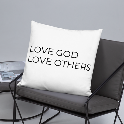 Love God & Others Throw Pillow