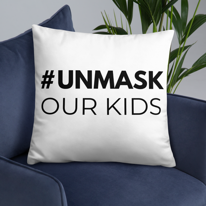 #UNMASK Throw Pillow