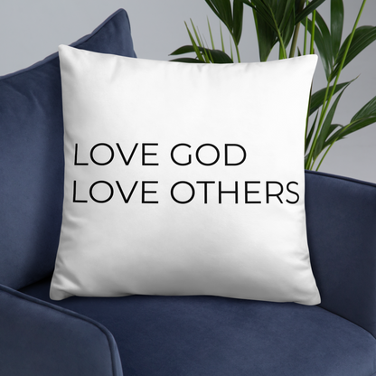 Love God & Others Throw Pillow