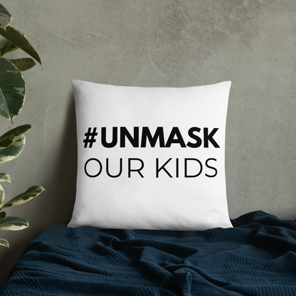 #UNMASK Throw Pillow