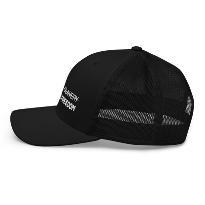 Peaceful Slavery Dangerous Freedom Trucker Hat