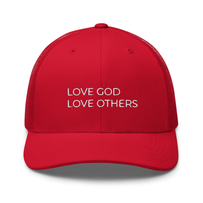 Love God & Others Trucker Hat