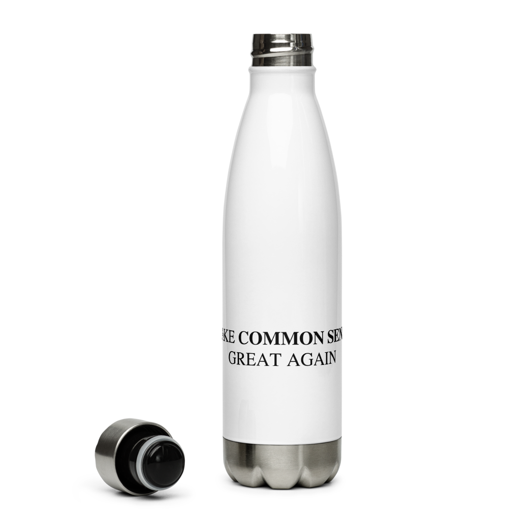 Make Common Sense Great Again Stainless Steel Bottle