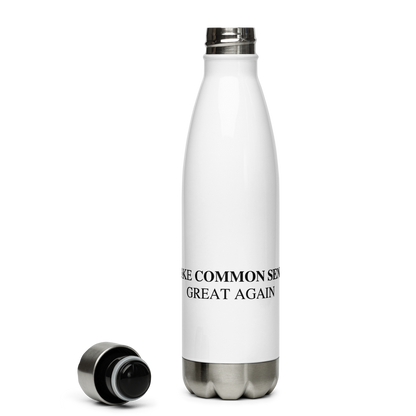 Make Common Sense Great Again Stainless Steel Bottle