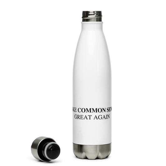 Make Common Sense Great Again Stainless Steel Bottle