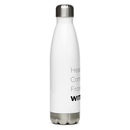 Health From Within Stainless Steel Bottle