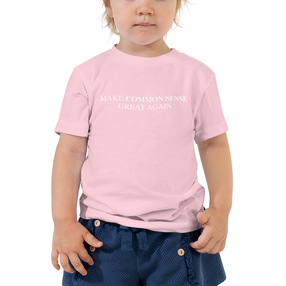 Make Common Sense Great Again Toddler Tee