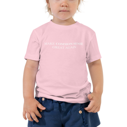 Make Common Sense Great Again Toddler Tee