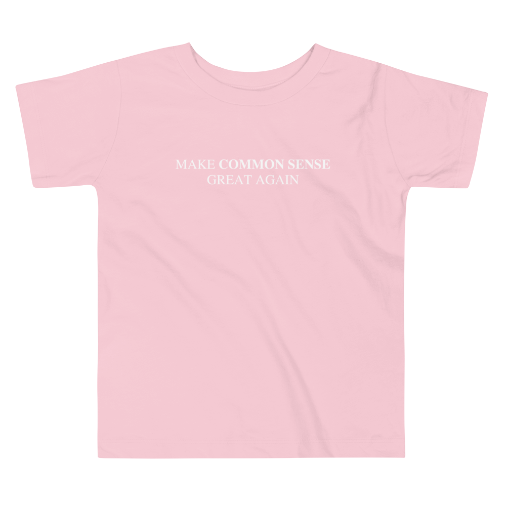 Make Common Sense Great Again Toddler Tee