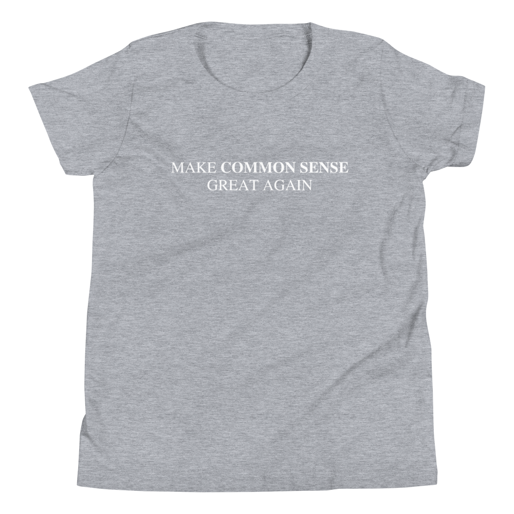 Make Common Sense Great Again Youth Tee