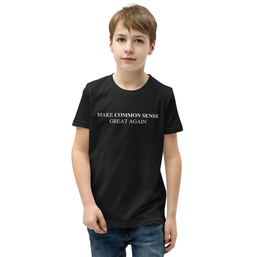 Make Common Sense Great Again Youth Tee