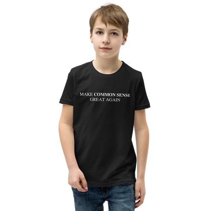 Make Common Sense Great Again Youth Tee